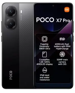 [2412DPC0BL] MI Poco X7 PRO 8GB/256GB Black- [0.0  الوحدات]
