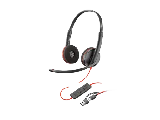 [8X228A6] Poly BW 3220 USB-C HS +USB-C/A (Bulk)- [230.0  Units]